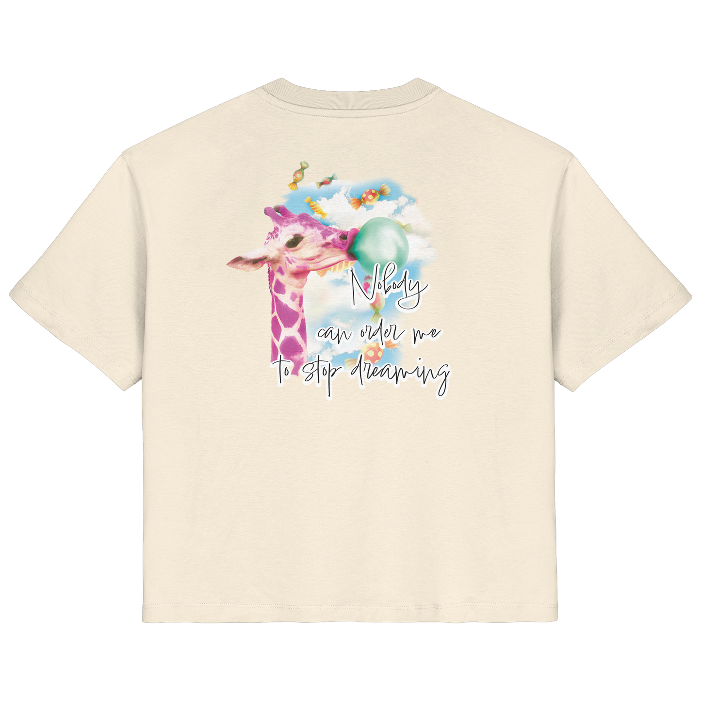 Backsideprint - Nobody can order me to stop dreaming - Ladies Organic Shirt