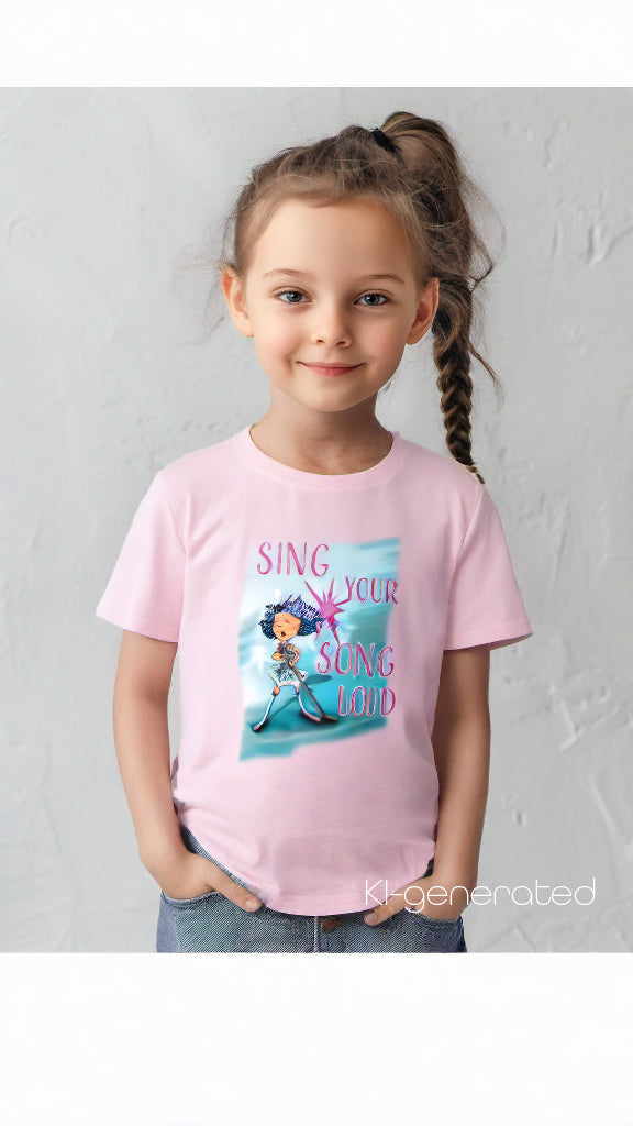 Sing your song loud - Premium Organic Shirt Kids (Bio-Baumwolle)