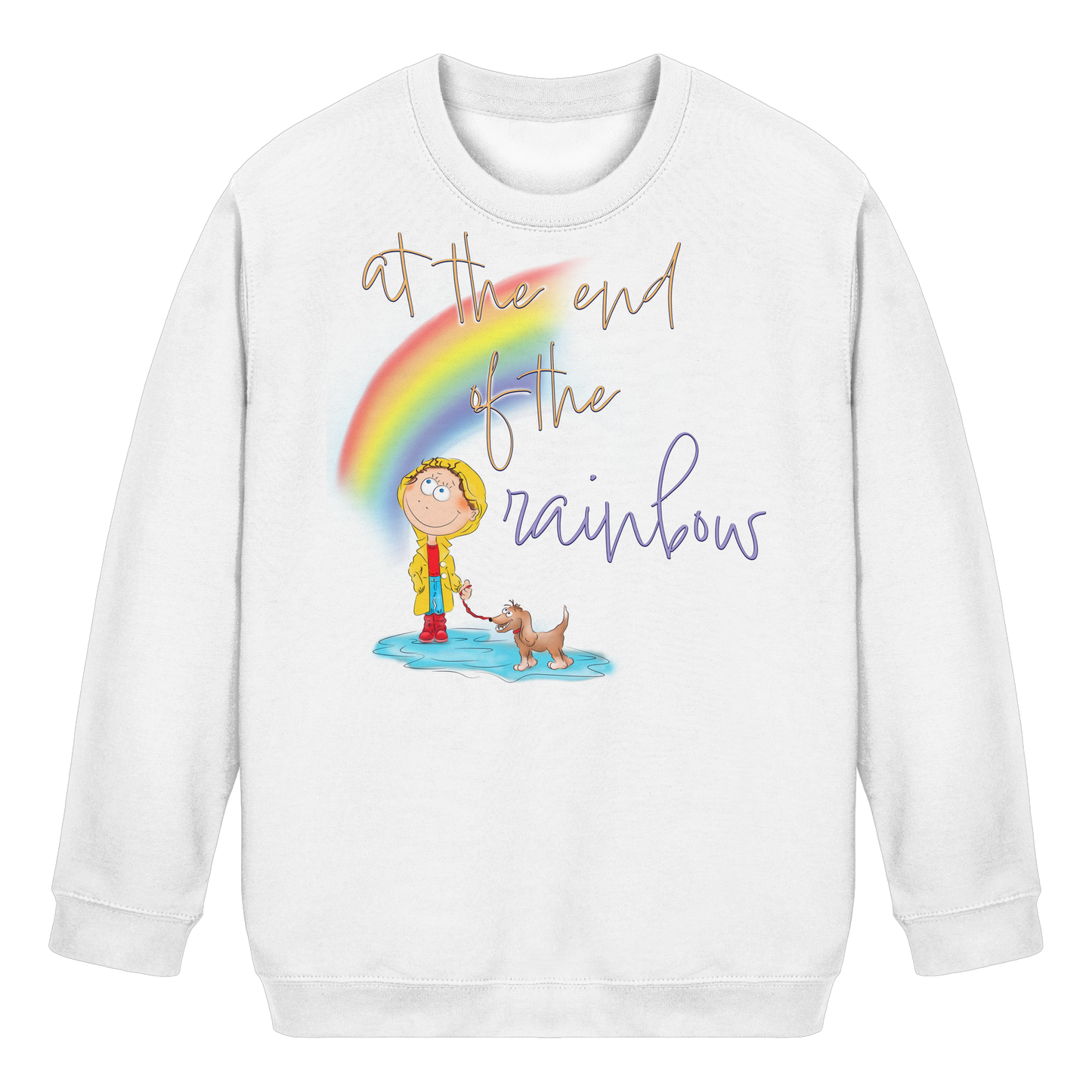 At the end of the rainbow - Kids Basic Sweatshirt