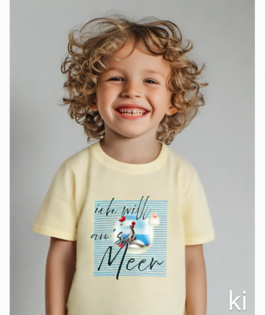 Ich will an´s Meer - Premium Organic Shirt Kids