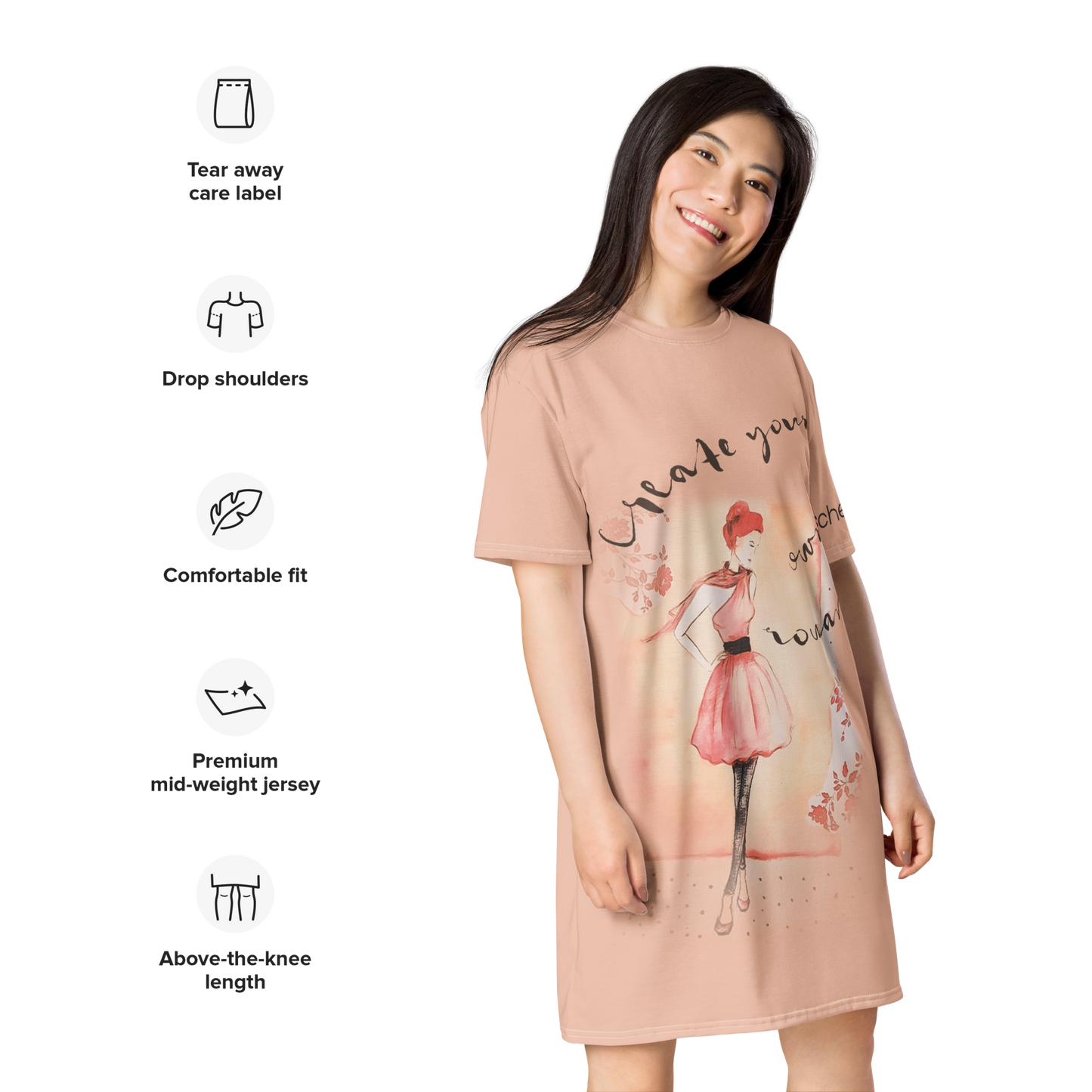 Romance - Schlaf-Shirt -Sleeping dress