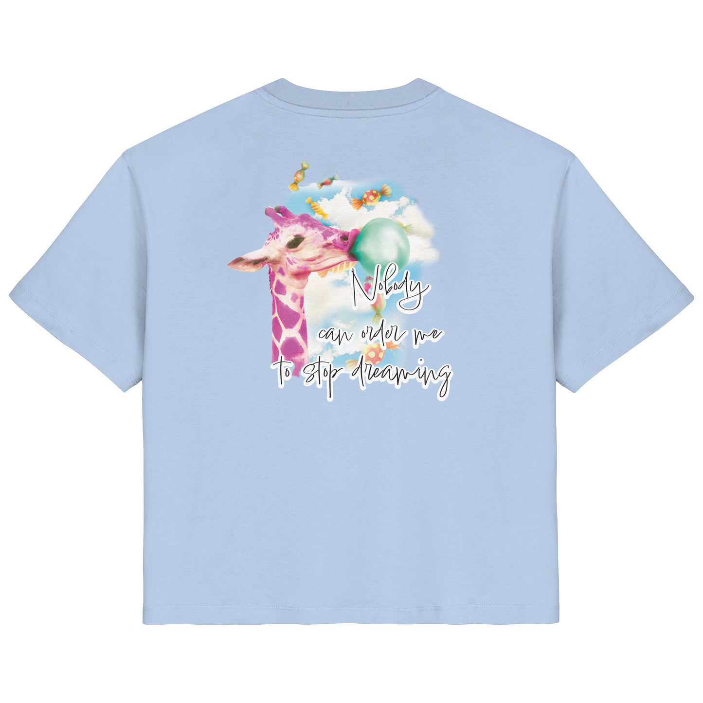 Backsideprint - Nobody can order me to stop dreaming - Ladies Organic Shirt