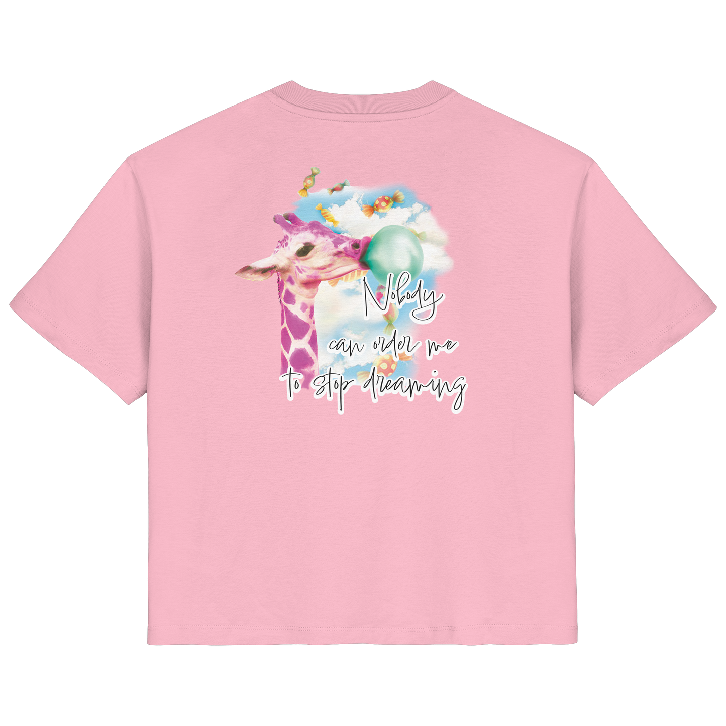 Backsideprint - Nobody can order me to stop dreaming - Ladies Organic Shirt