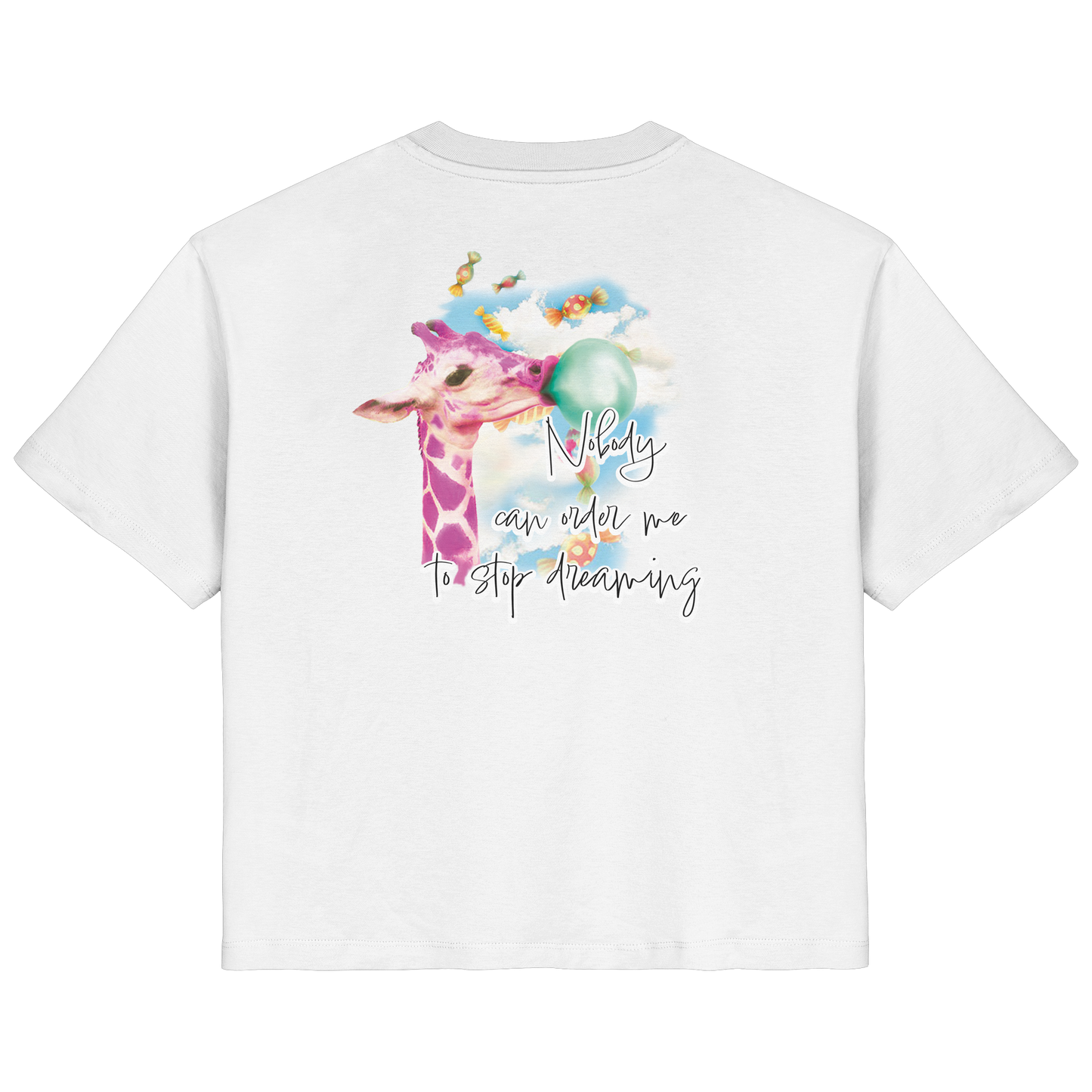 Backsideprint - Nobody can order me to stop dreaming - Ladies Organic Shirt