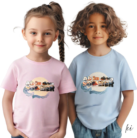 Ab in den Sommer - Ferien-Shirt ( family matching ) Premium Organic Shirt Kids