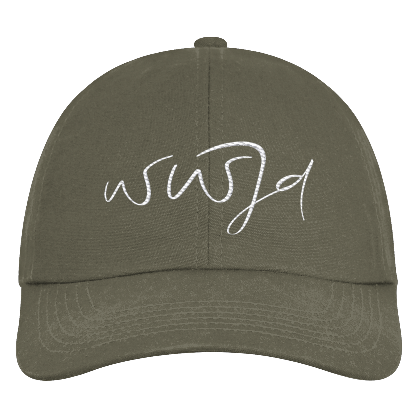wwjd - What would Jesus do -  - Organic 6-Panel Cap