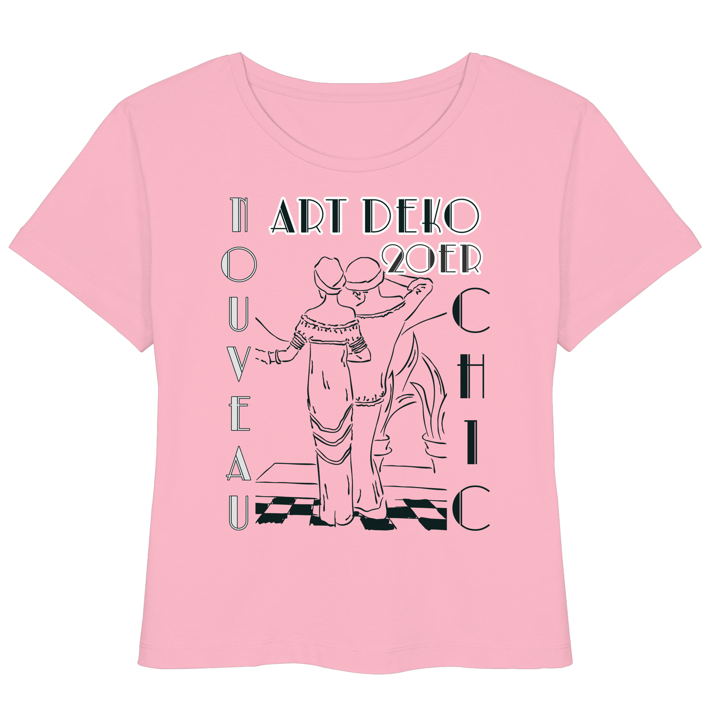 ART DEKO - - Womens Organic Lightweight T-Shirt
