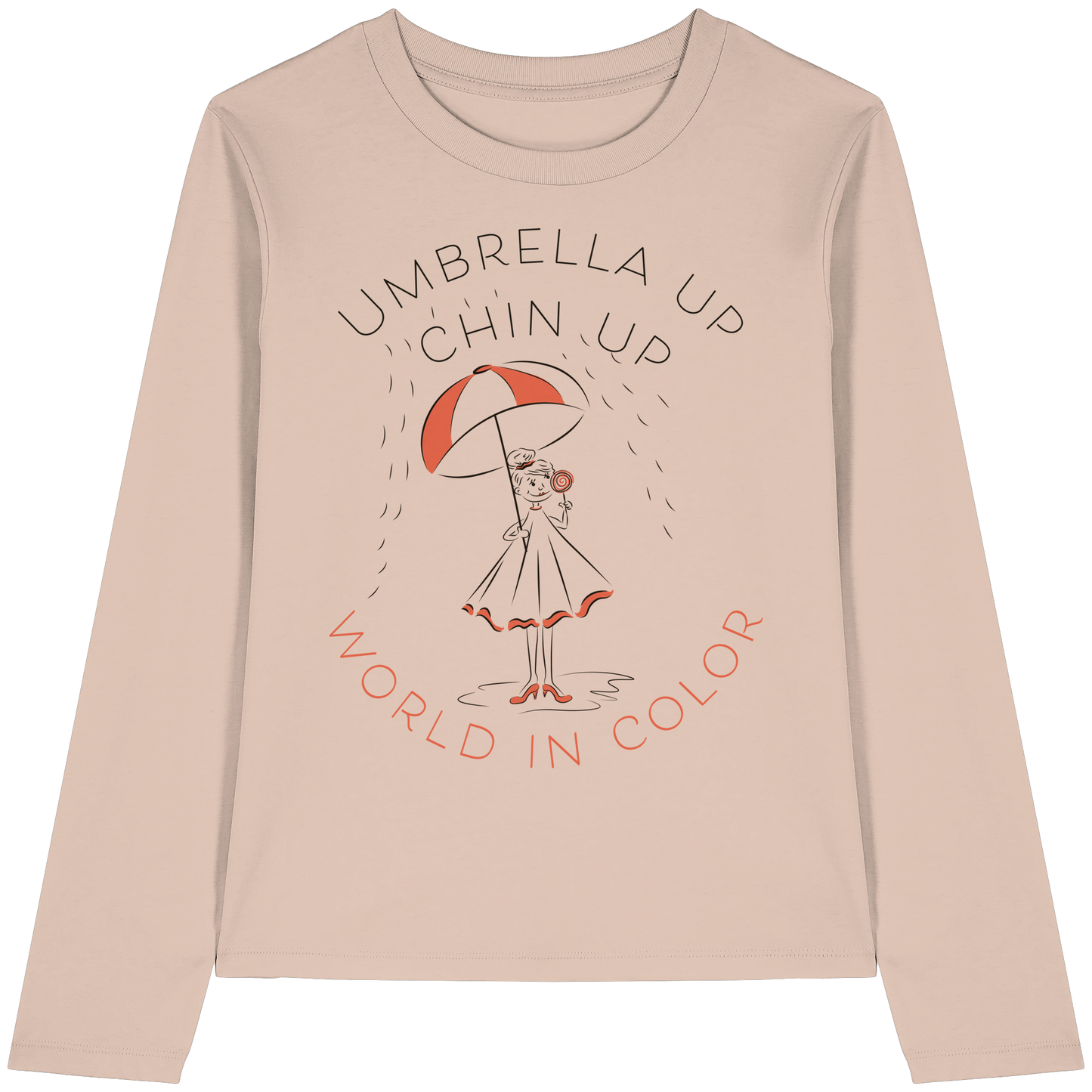 world in color- Longsleeve - Womens Organic Longsleeve T-Shirt