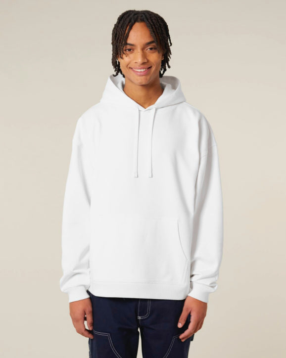 BACKSIDEPRINT Hirsch-Oneline-Artwork  - Organic Oversize Hoodie