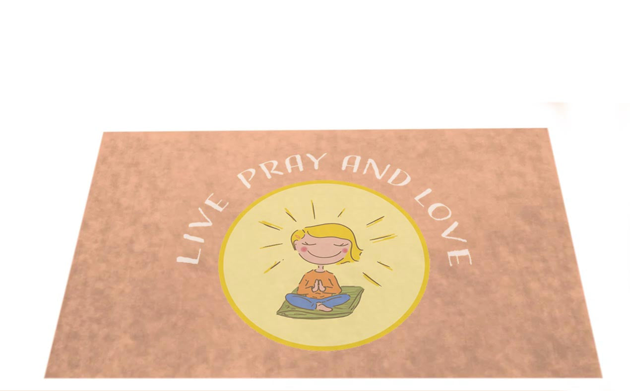 Live, pray and love Fußmatte