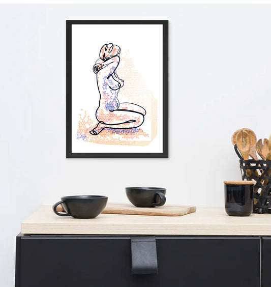 Women Oneline Artwork - Poster 3:4