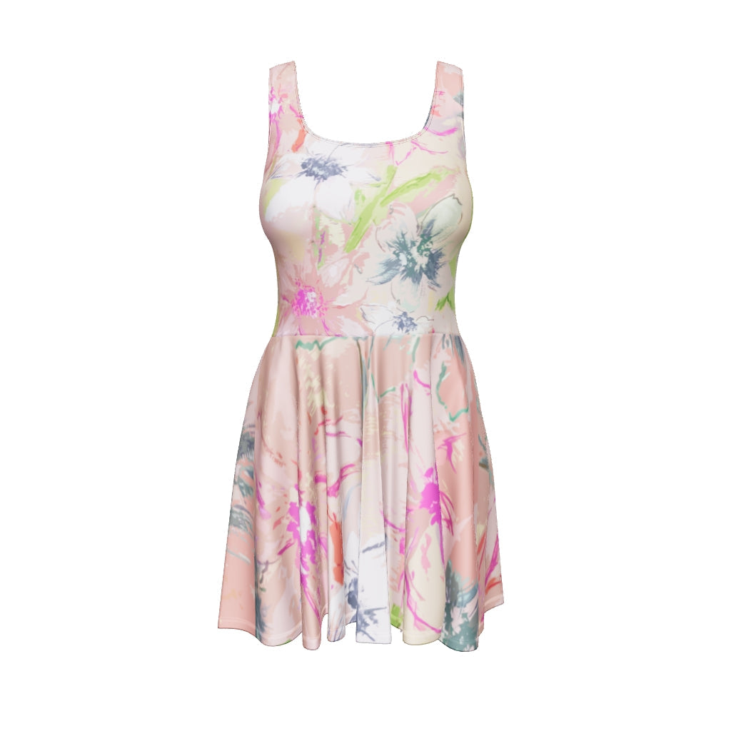 Flower-Art- Kleid