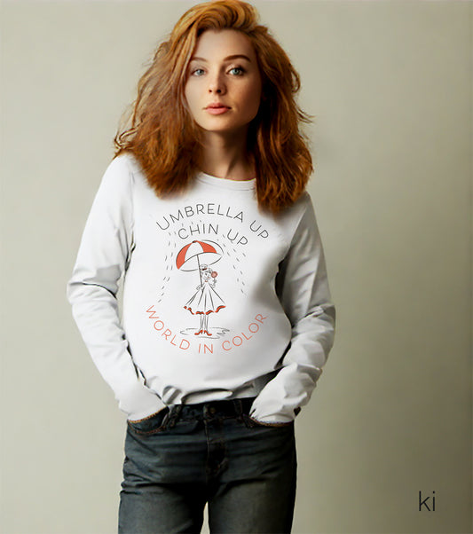 world in color- Longsleeve - Womens Organic Longsleeve T-Shirt